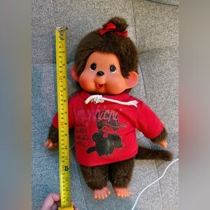 Vintage edition medium size Monchhichi girl doll